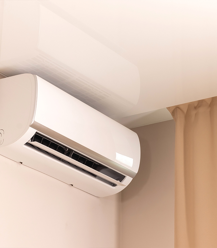 Klimaanlage im Wohnzimmer